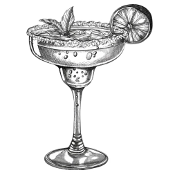 Un beau verre à cocktail sans alcool illustrant la spécialité du Santeuil café, les cocktails sans alcool soit les classiques, des cocktails du moment ou des créations minutes au gout des clients